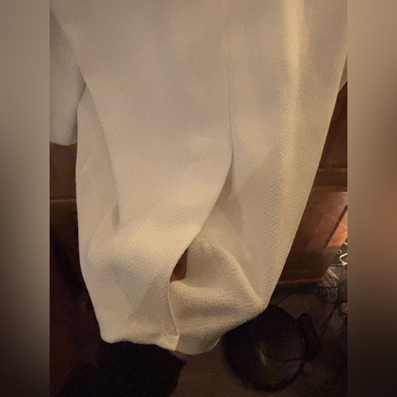 RW&CO Cream Textured Oversized Blazer • Minimalist Quiet Luxury Timeless M/L Fit - Picture 4 of 13